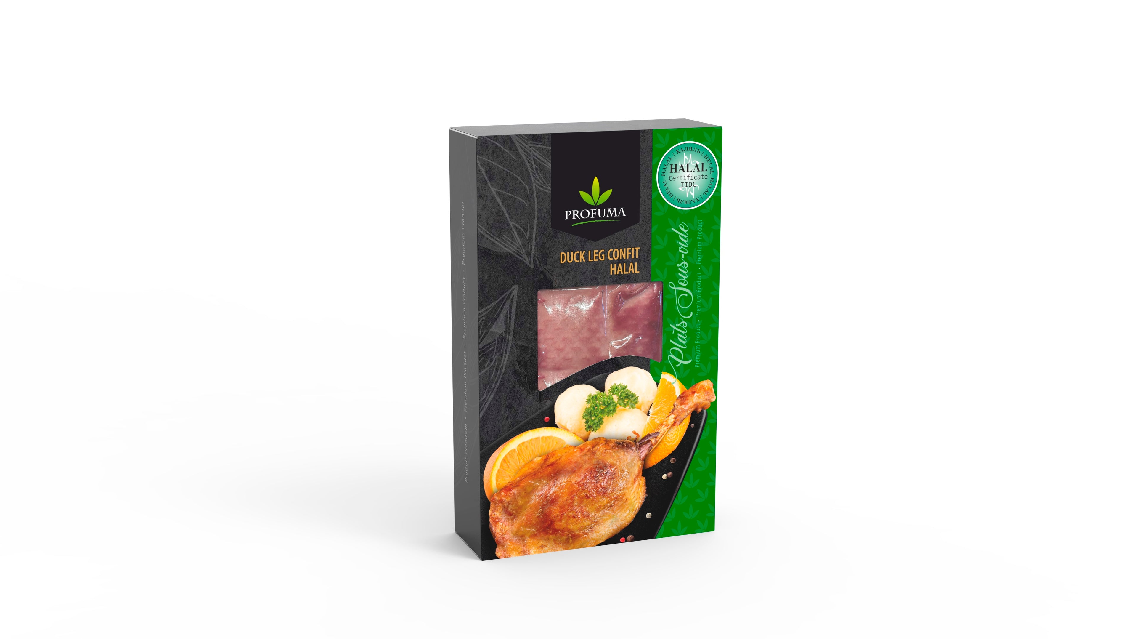 Duck leg confit halal